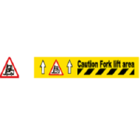 MUSTER: LPS-5125 Caution Fork lift area
