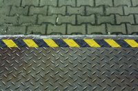 MUSTER: Warnmarkierung Aluminium anpassungsf&auml;hig rutschfest LPS-5414