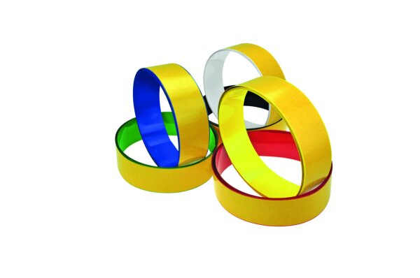 MUSTER: Bodenmarkierungsband Ultra Stahl LPS 6000 wei&szlig; 75 mm 1,50 m