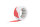 MUSTER: Bodenmarkierungsband standard LPS-5160 50 mm 33m rot/wei&szlig;