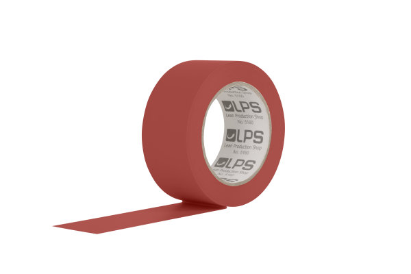 MUSTER: Bodenmarkierungsband standard LPS-5160 rot 50 mm 33m