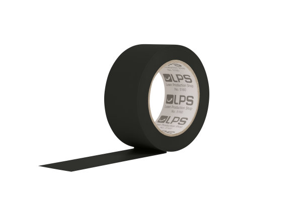 MUSTER: Bodenmarkierungsband standard LPS-5160 schwarz 33m 100 mm