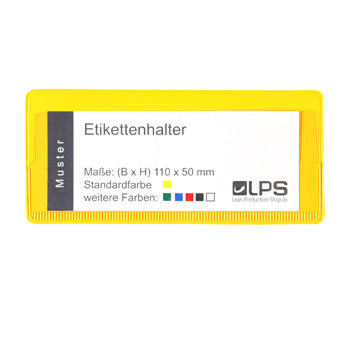 EH-03 Etikettenhalter oben offen 160 x 80 mm
