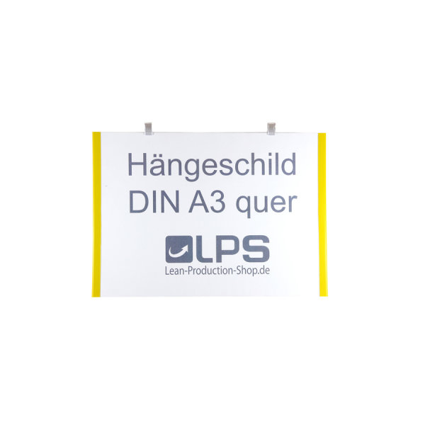 H&auml;ngeschild DIN A3 quer