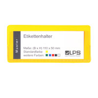 EH-02 Etikettenhalter oben offen 110 x 50 mm