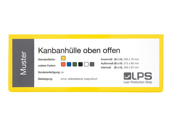 Kanbanh&uuml;lle oben offen nach VDA-Norm