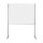 Whiteboard mit St&auml;nder 1500 x 1200 mm silber eloxiert