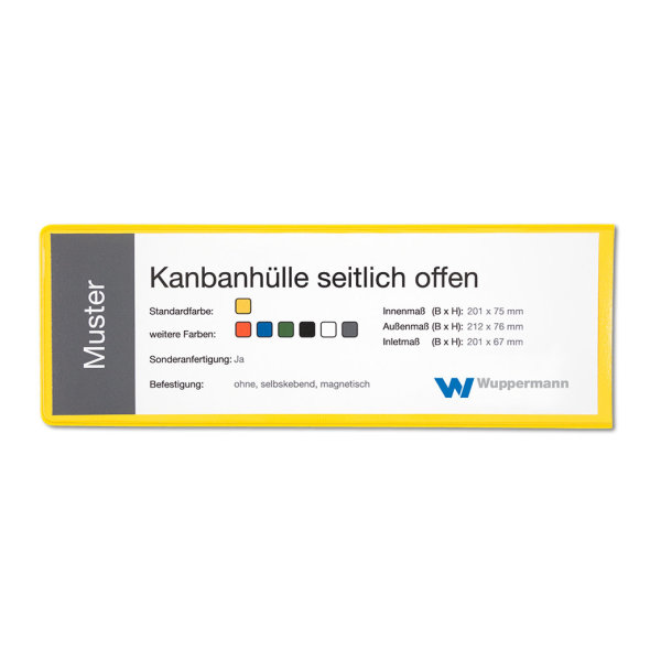 Kanbanh&uuml;lle seitlich offen nach VDA-Norm