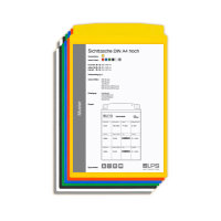 Sichttasche DIN A4 hoch transparent Neodym-Magnet