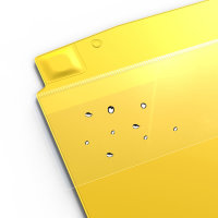 Sichttasche DIN A5 quer transparent Selbstklebestreifen mit Regenschutz