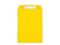 MUSTER: Sichttasche DIN A4 hoch blau Neodym-Magnet