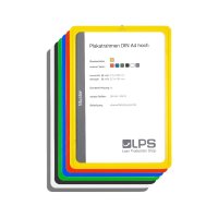 MUSTER: Plakatrahmen DIN A5 quer/ hoch gr&uuml;n